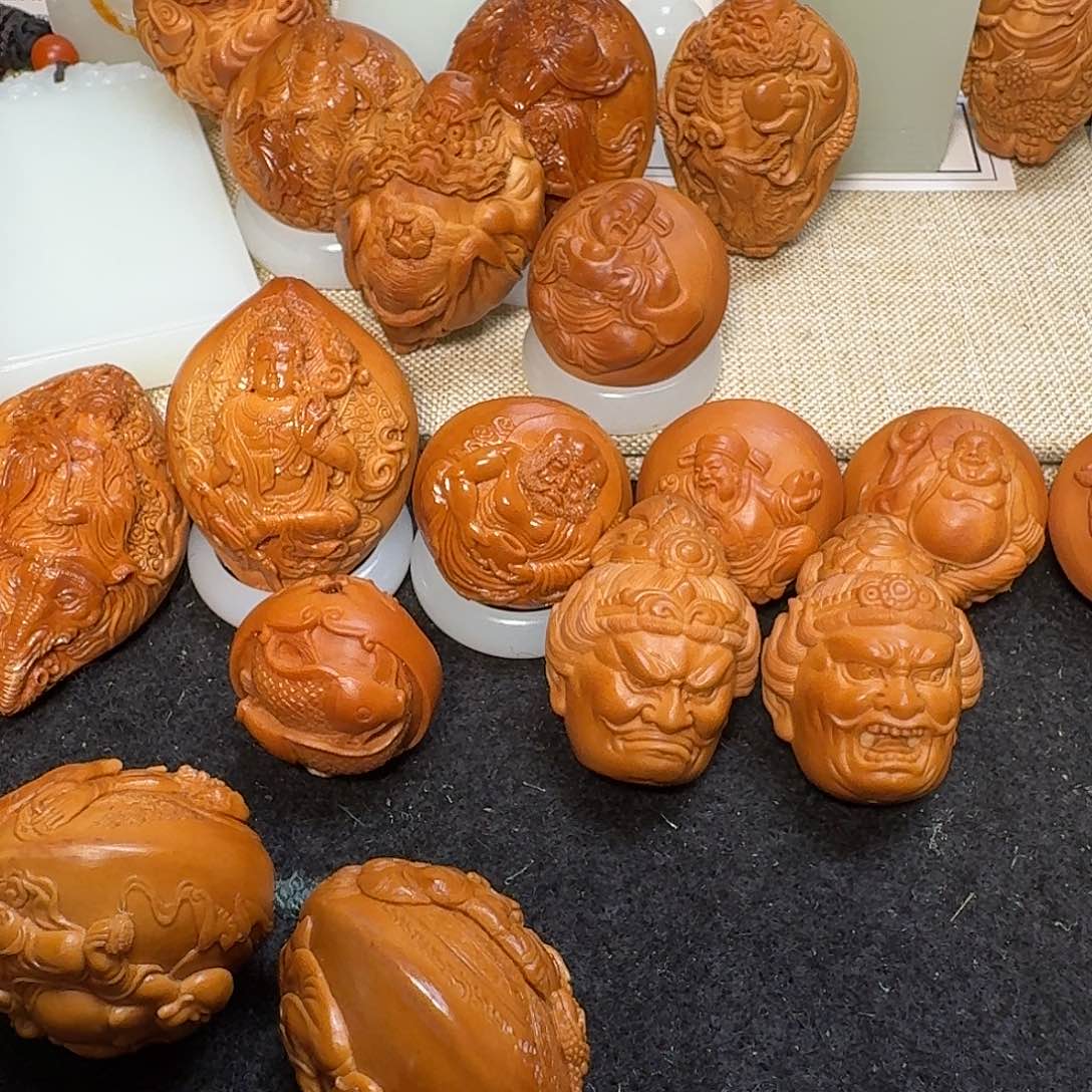 橄榄核手串/手链王晓明核雕艺术精品核雕