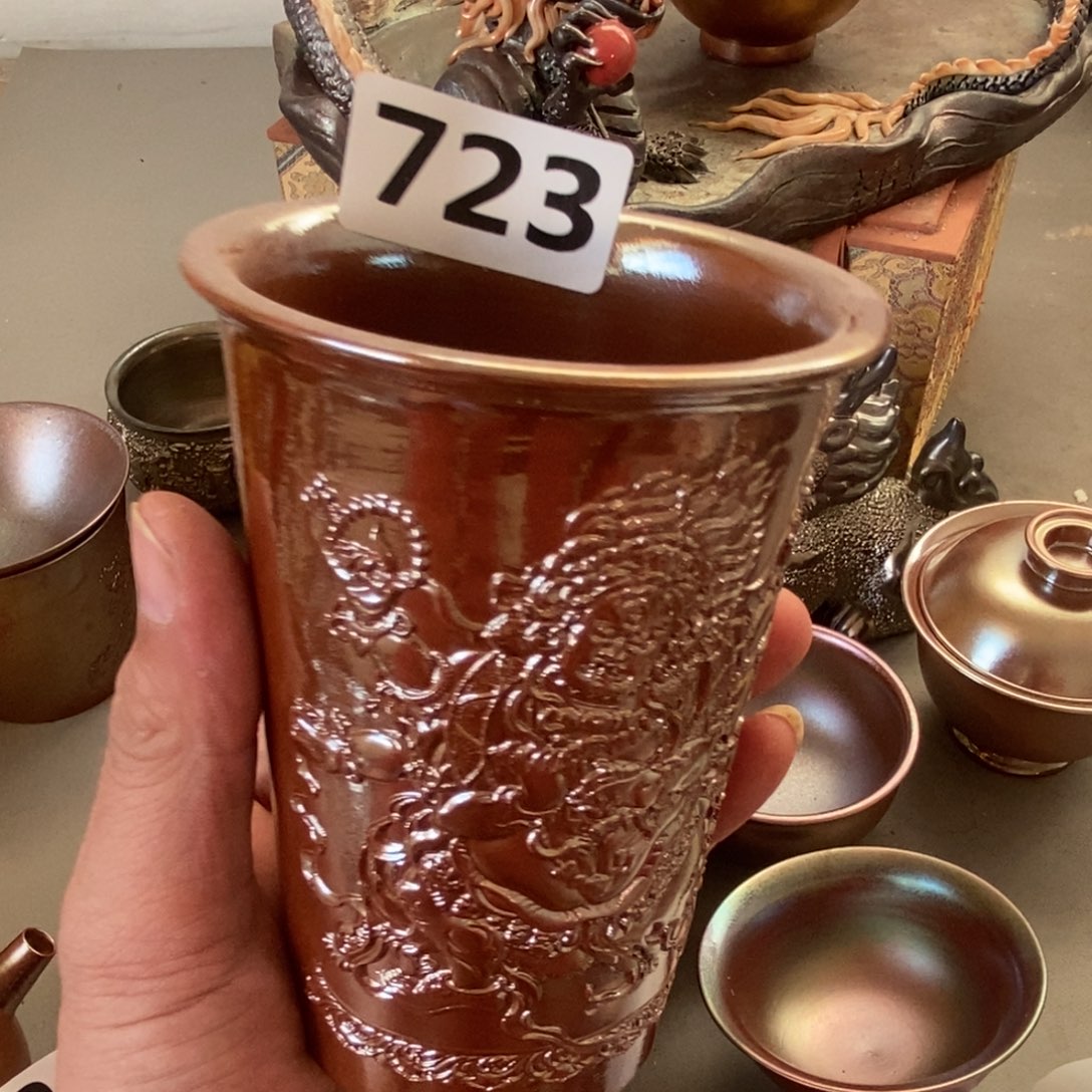 柴烧茶具陶瓷杯子