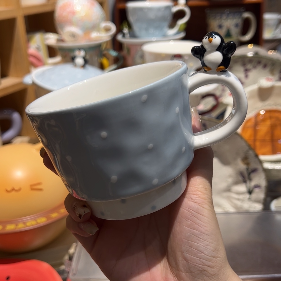 可爱小企鹅马克杯