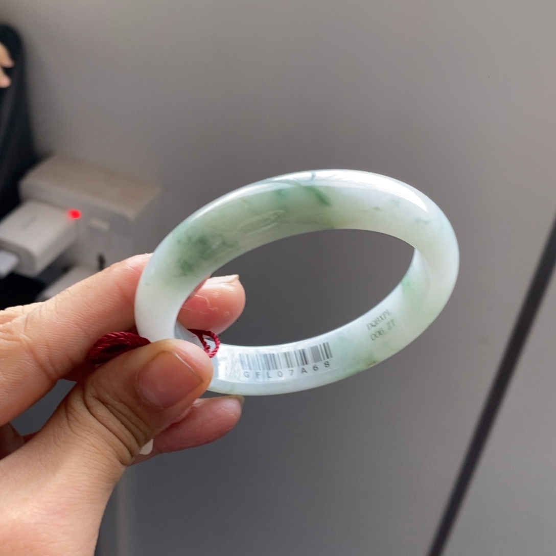 翡翠未镶嵌手镯55 56