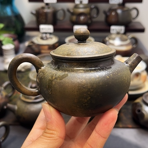 乡***军盖碗景德柴烧茶具-纯手工茶具