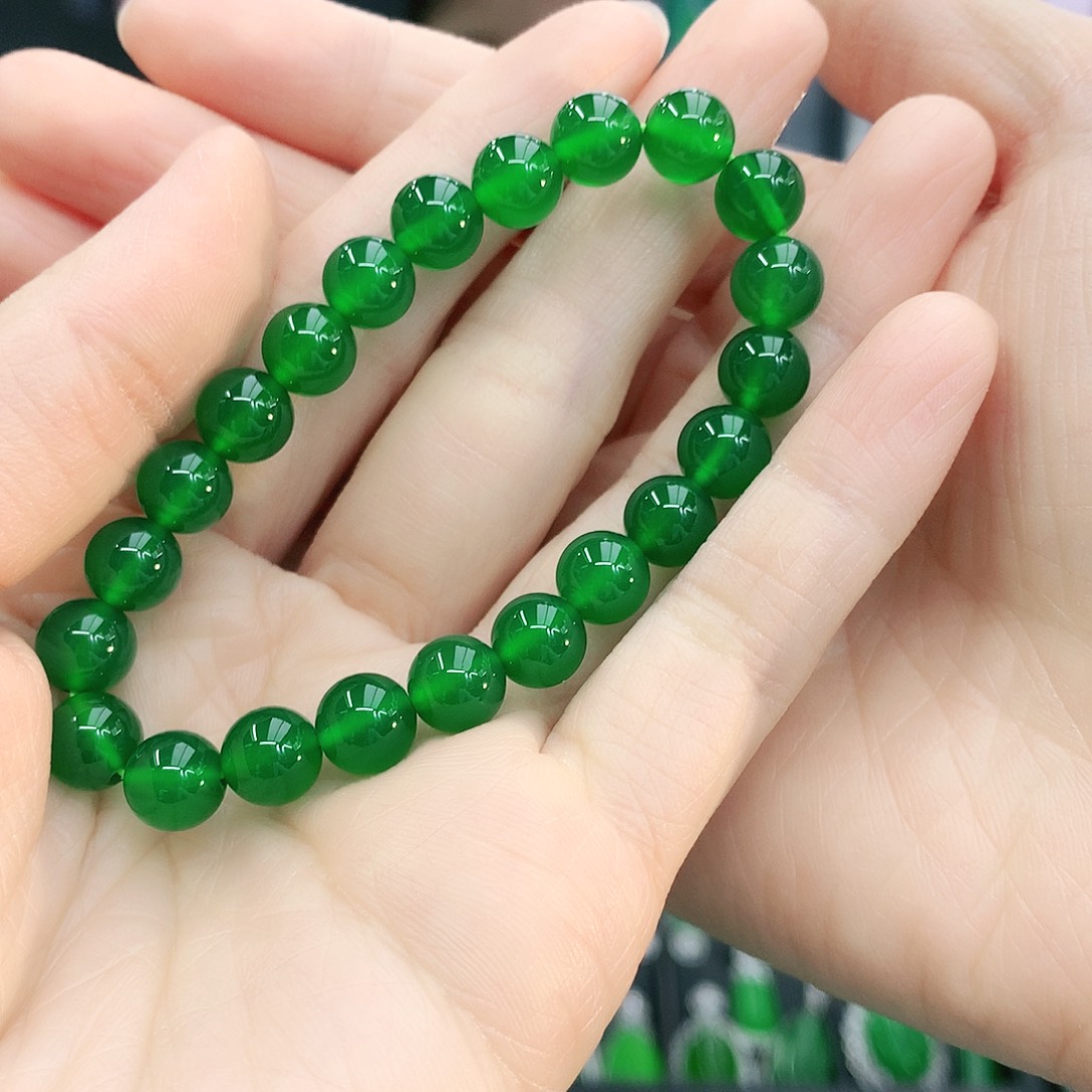 未镶嵌手链8mm玛瑙/玉髓