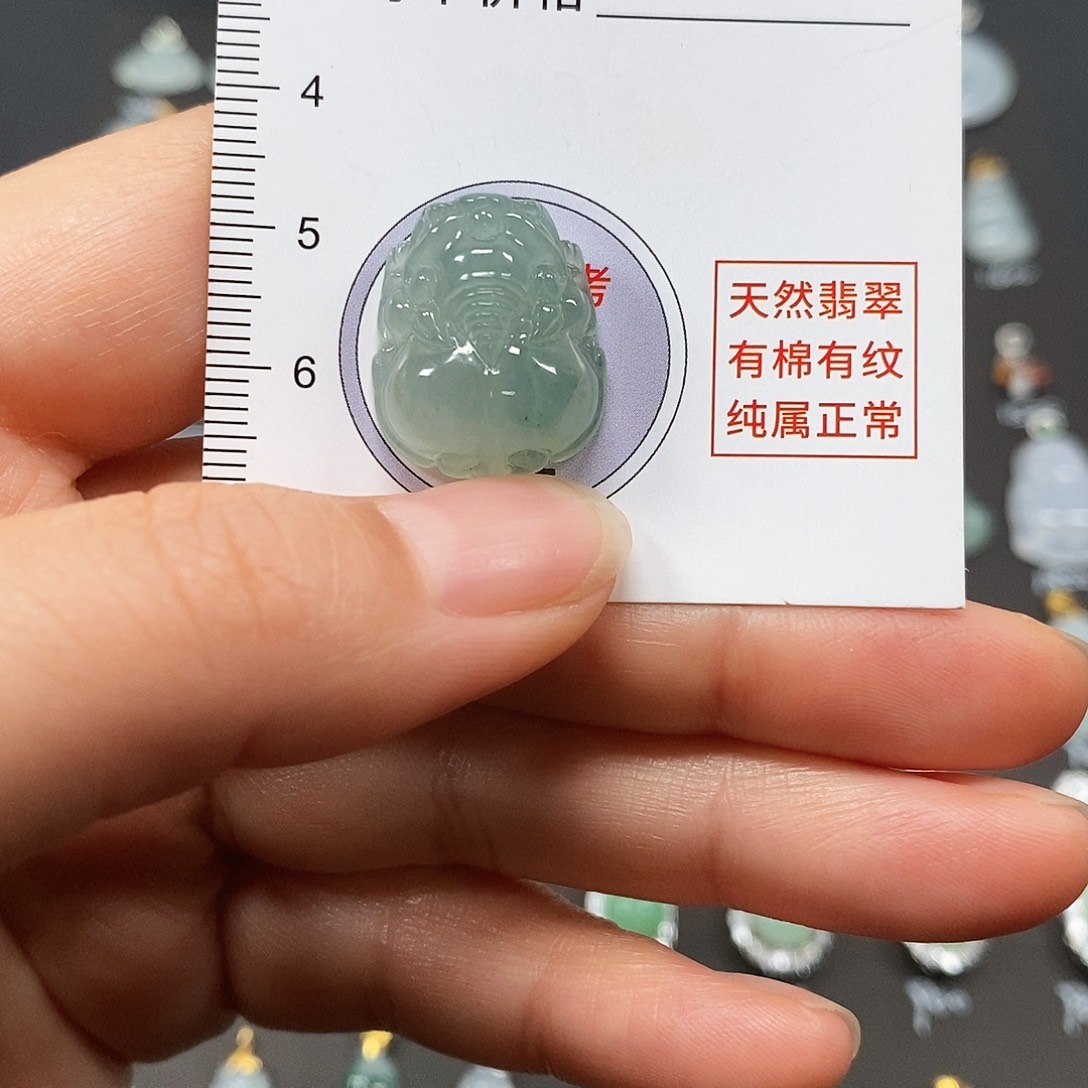 翡翠未镶嵌颈饰缅a翡翠