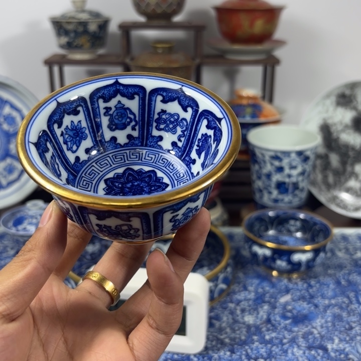 我***哥景德镇手工手绘陶瓷