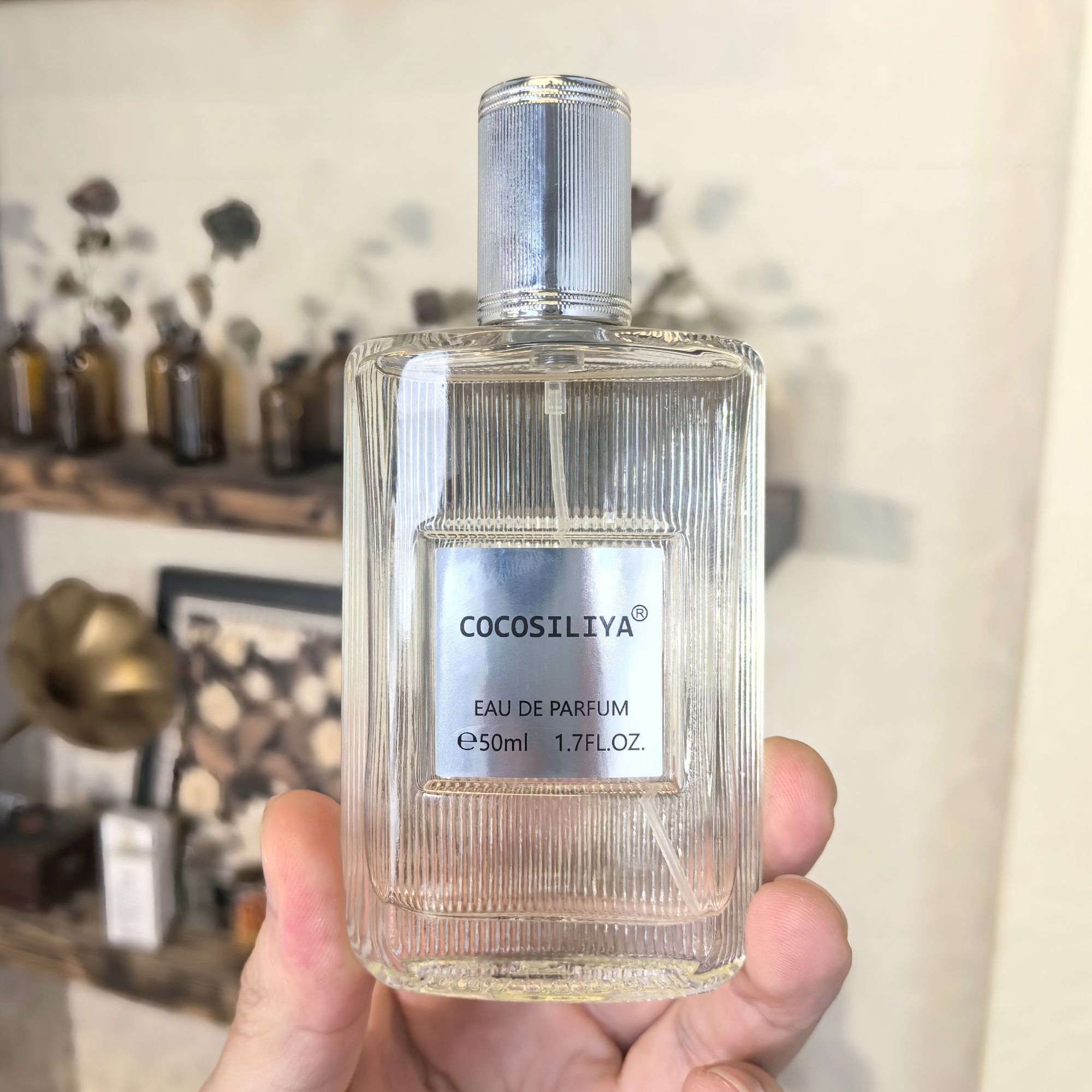 【平替好物-灰色香根草-咖啡玫瑰】男女性通用香水  50ml