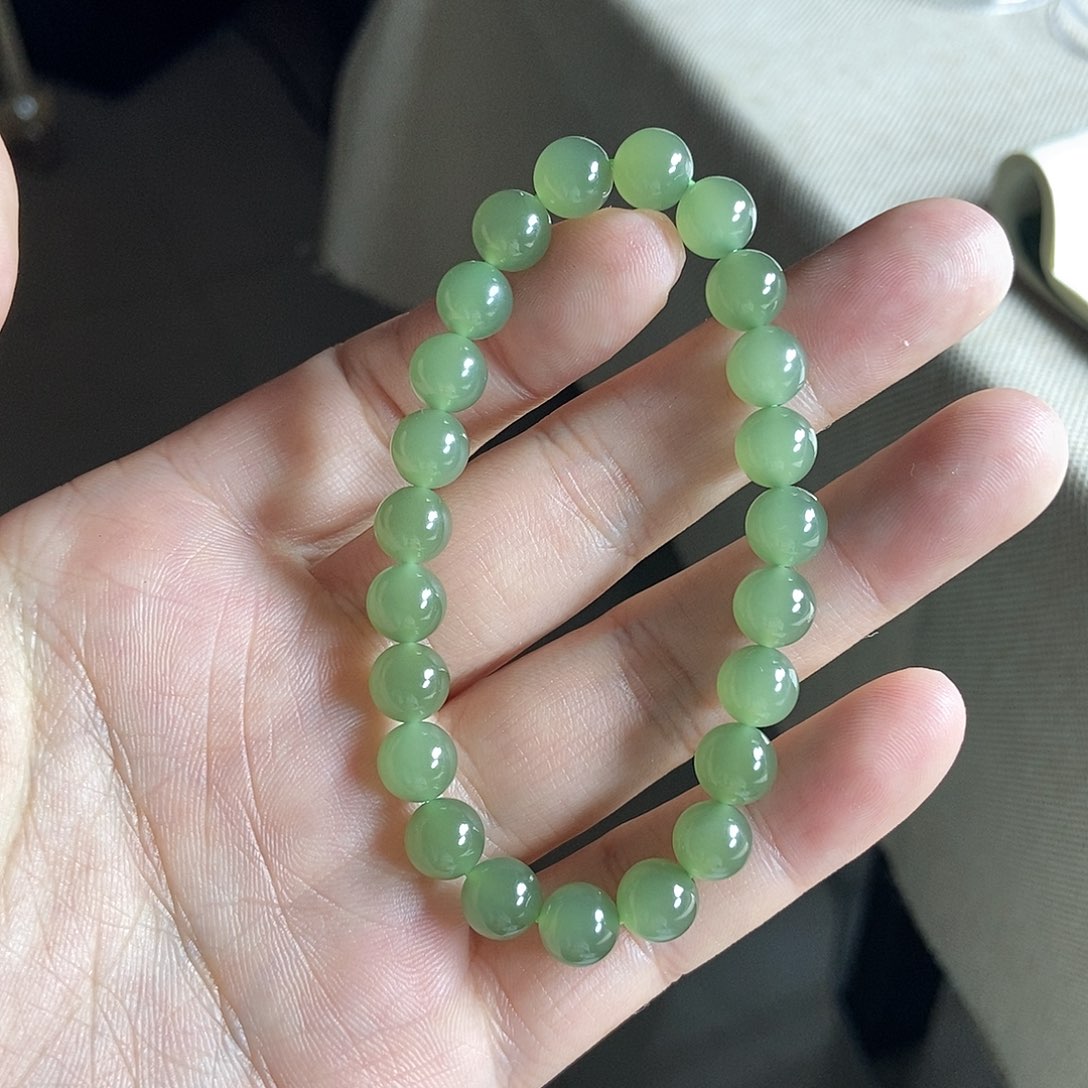 和田玉手串未镶嵌