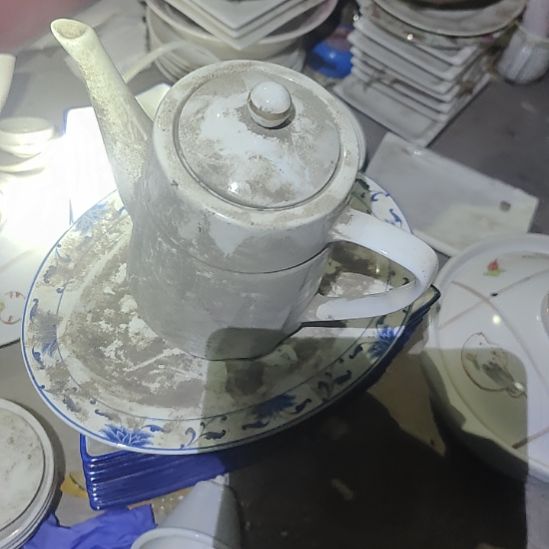 华***瓷老茶壶，国营四厂库存