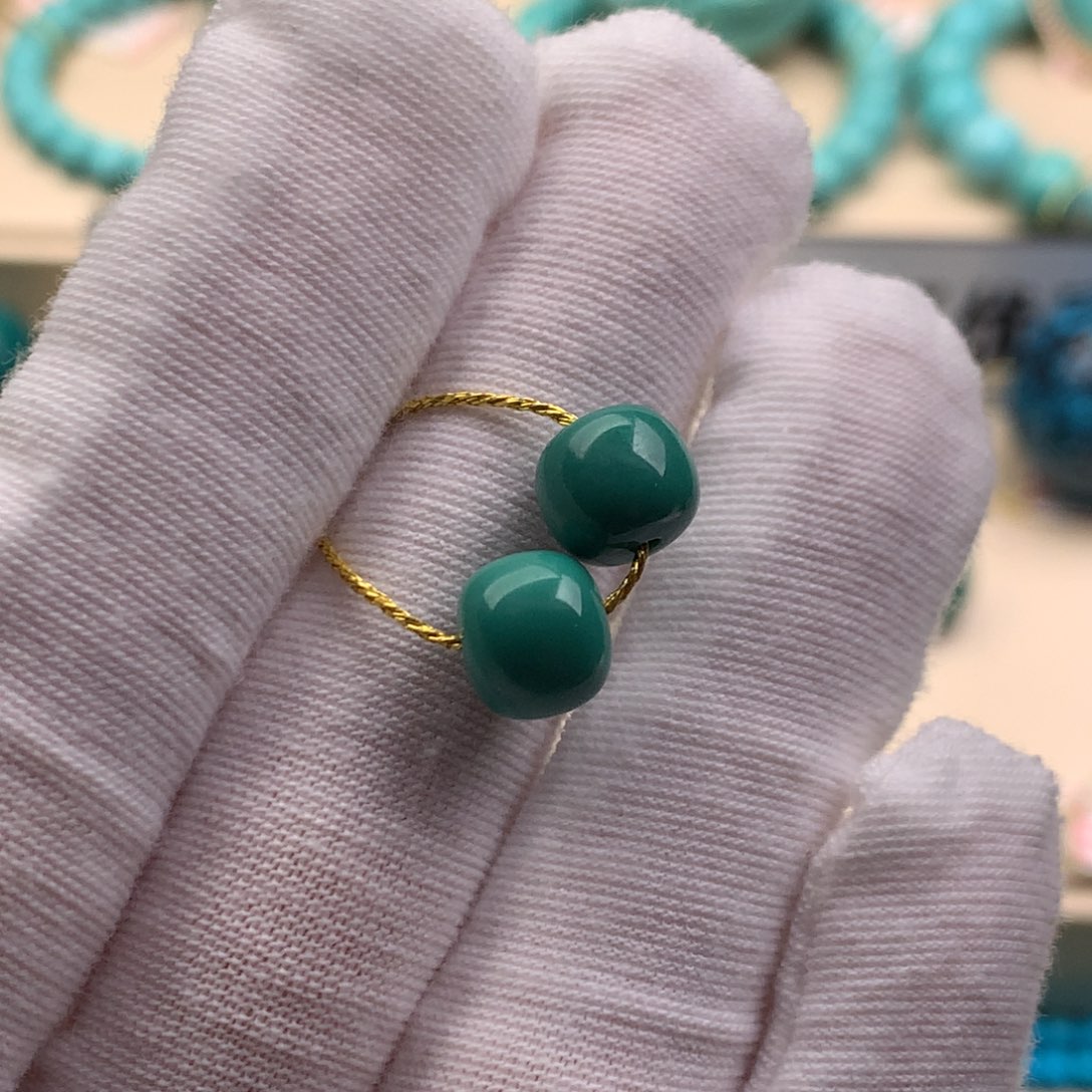 未镶嵌绿松石珠宝奇石