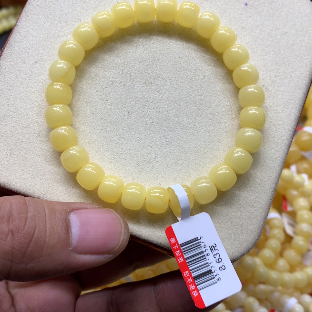 蜜蜡未镶嵌手链蜜蜡