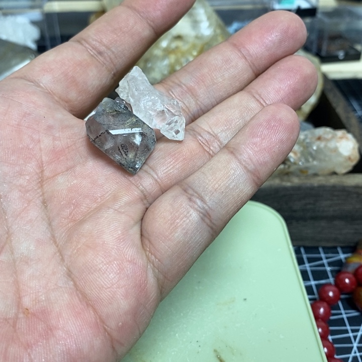 水晶水晶柱未镶嵌
