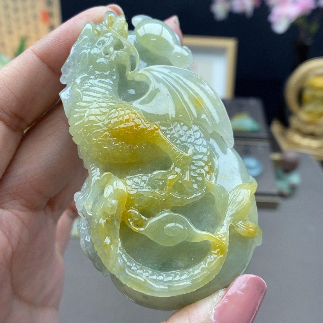 翡翠未镶嵌摆件吊坠43