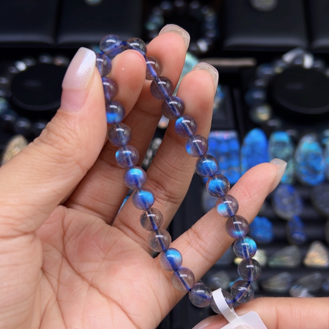 未镶嵌手串长石7m左右