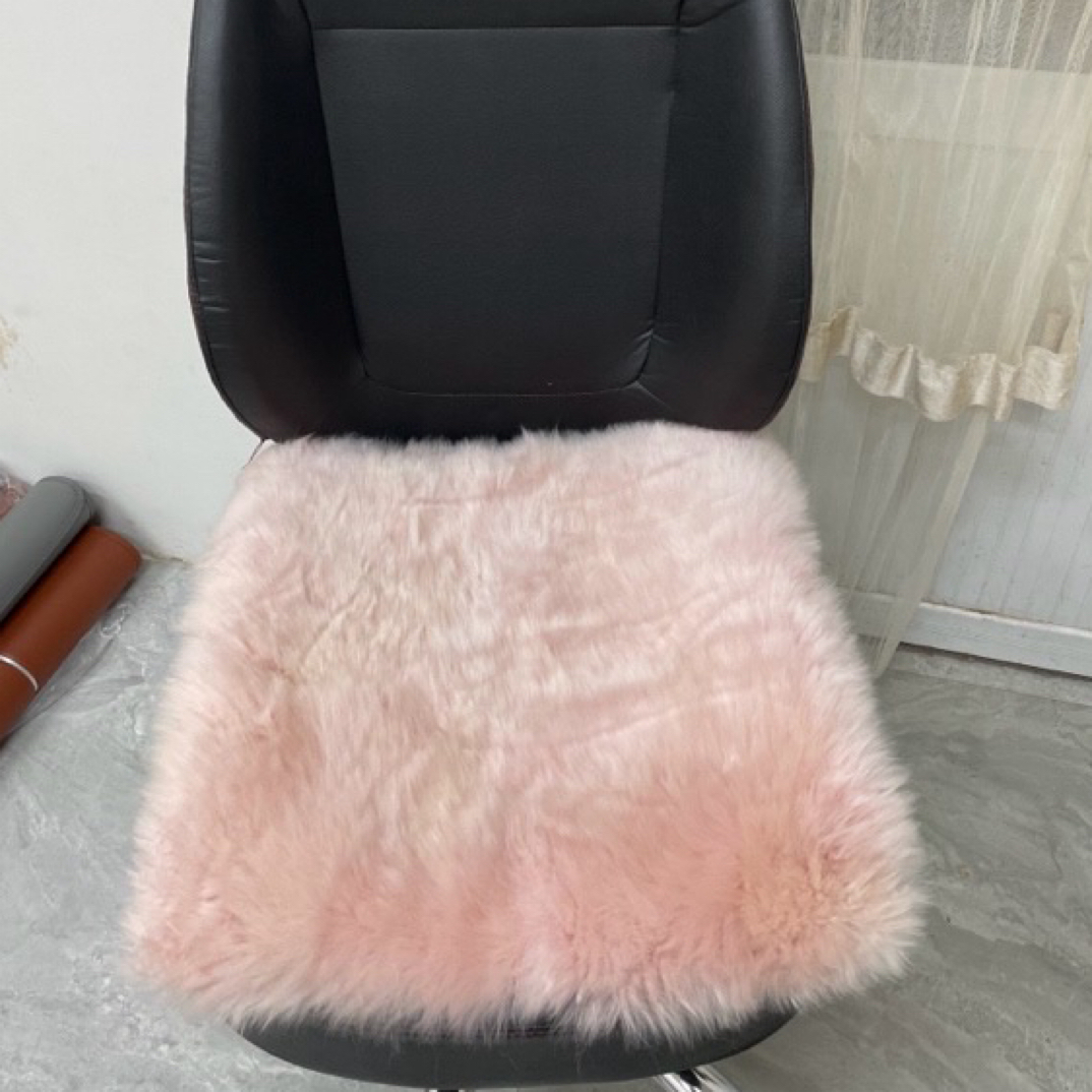 福利款汽车冬季加厚加绒毛绒通用座垫椅子垫办公椅子垫