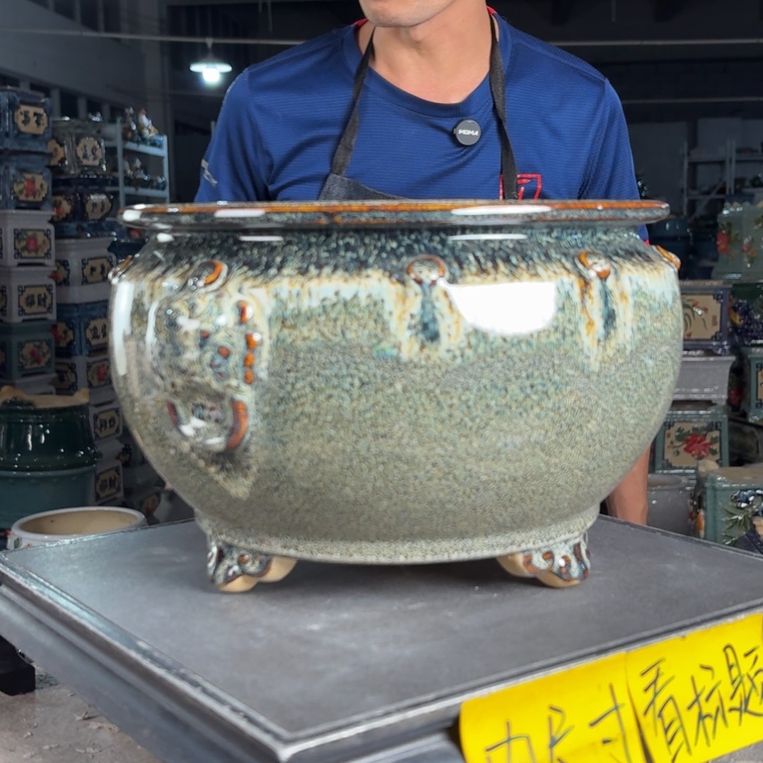 一风堂石湾花盆 内21*13