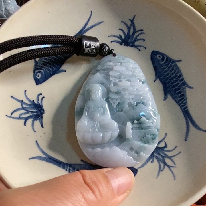 摆件山*新号开播瓷器一个