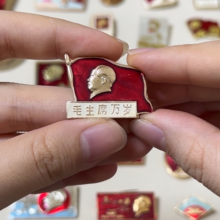 红色收藏直播像章