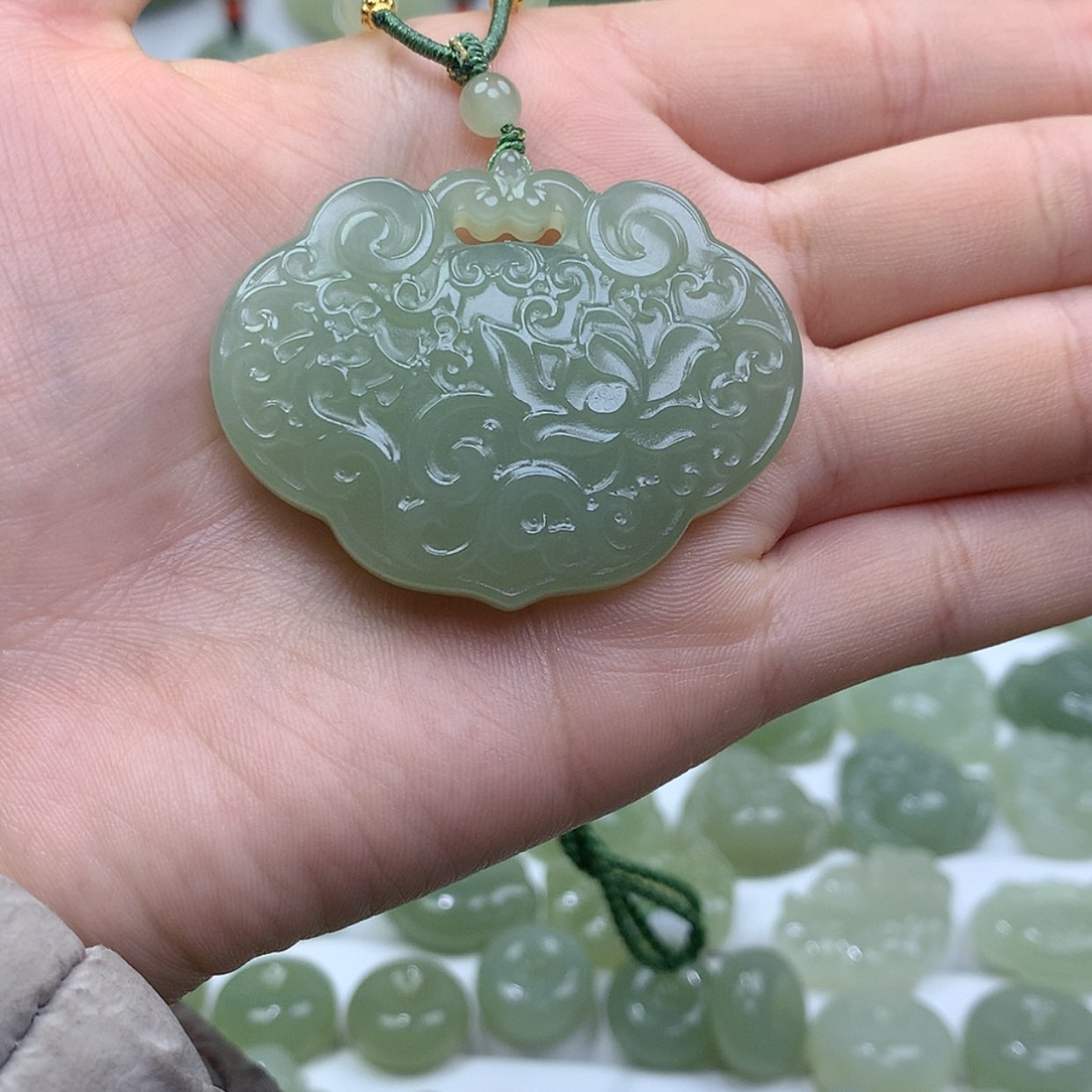 【闪购商品】和田玉（青玉）未镶嵌颈饰