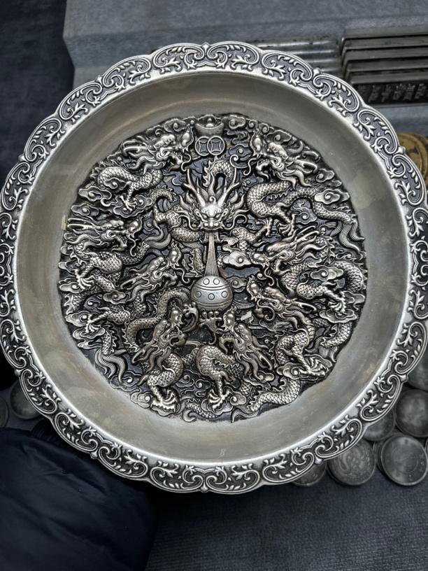 复古家居 九龙工艺品摆件