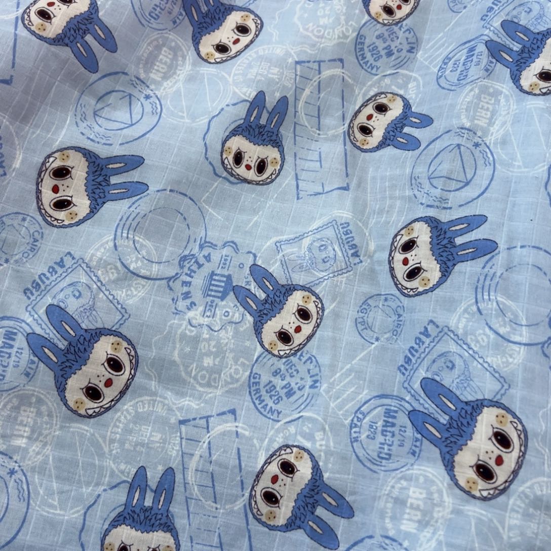 棉一米价1.67米宽纯棉格纹双层纱E区