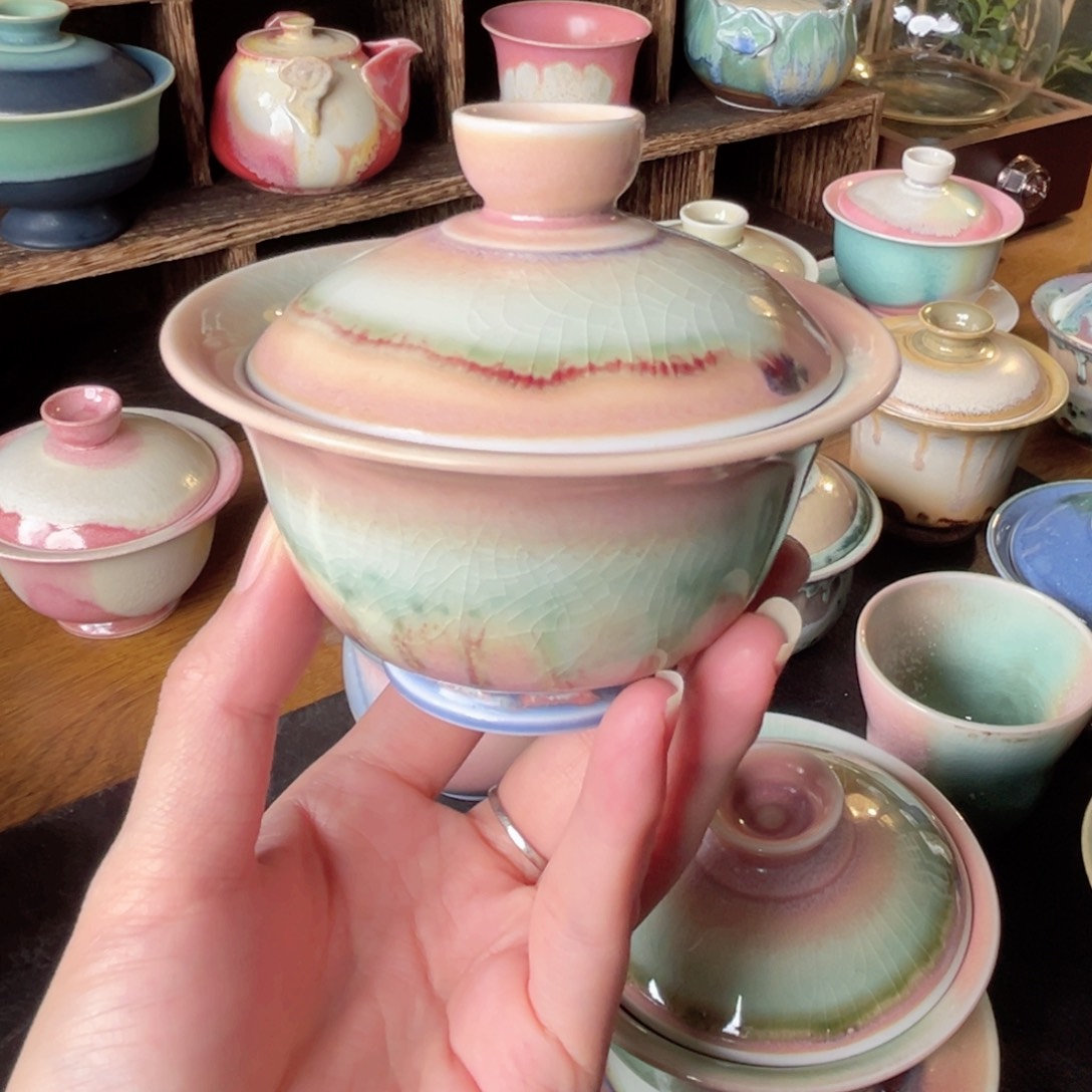 杯纯手工柴烧柴烧茶器