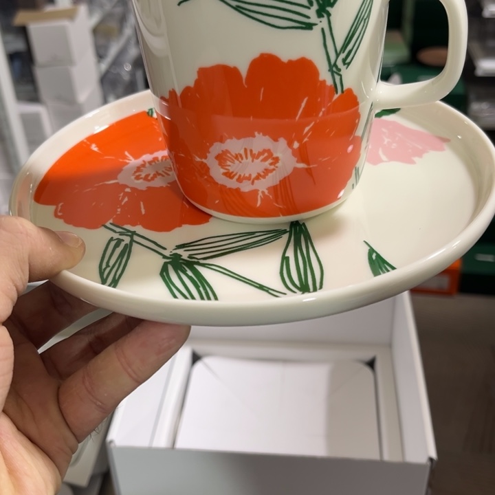 marimekko粉橘400马克+20盘