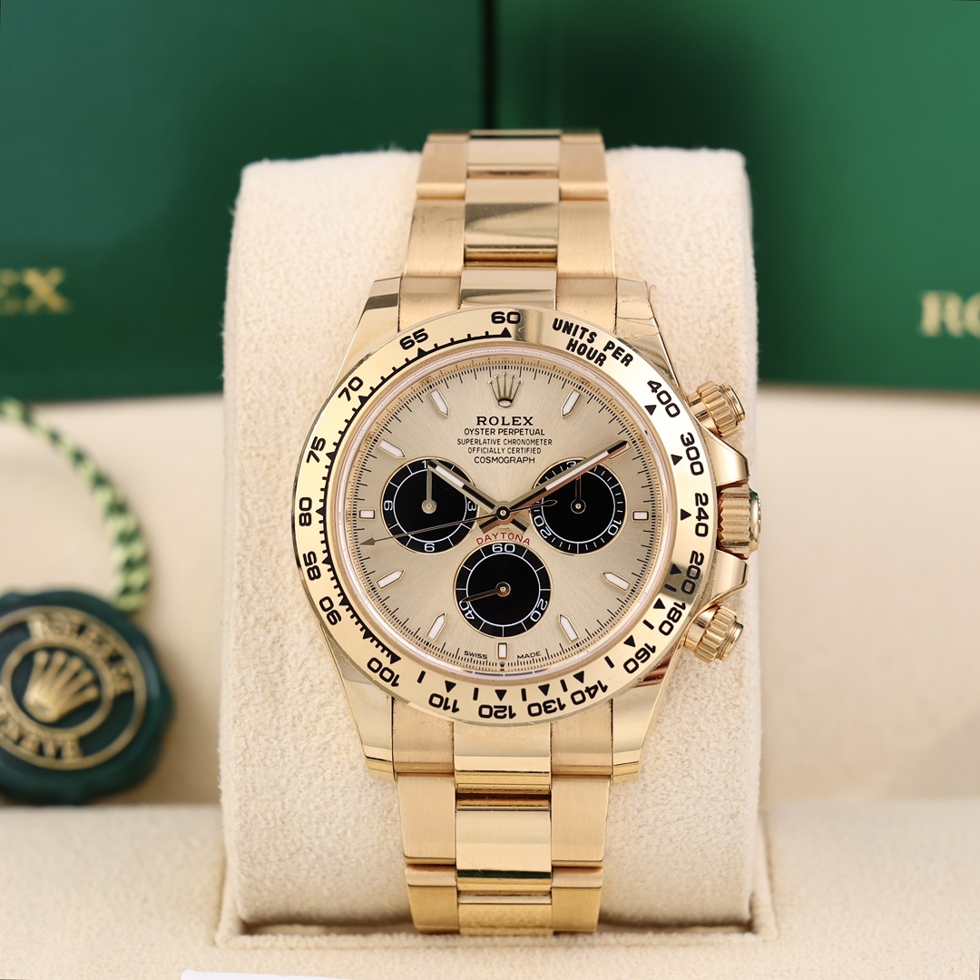 95新 Rolex/劳力士 迪通拿126508 新款全金余文乐  2024年4月保卡