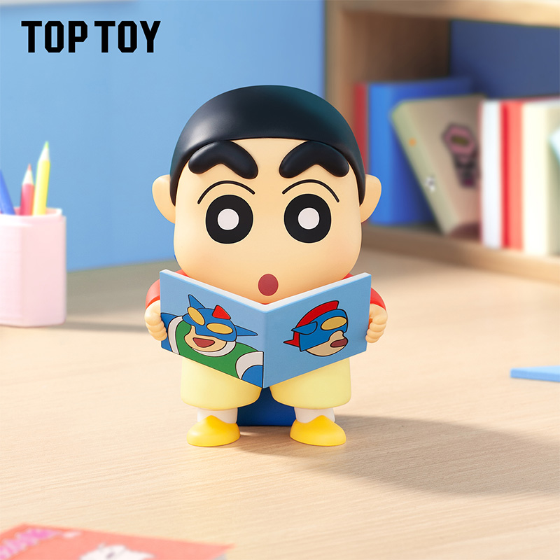 【TOP TOY】蜡笔小新动感玩具城系列手办盲盒公仔桌面摆件潮玩礼物