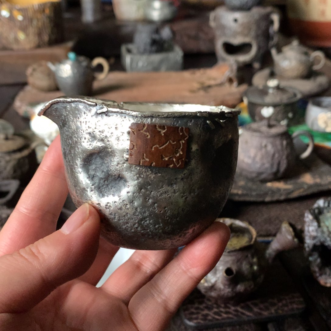 杯手工制作柴烧茶具