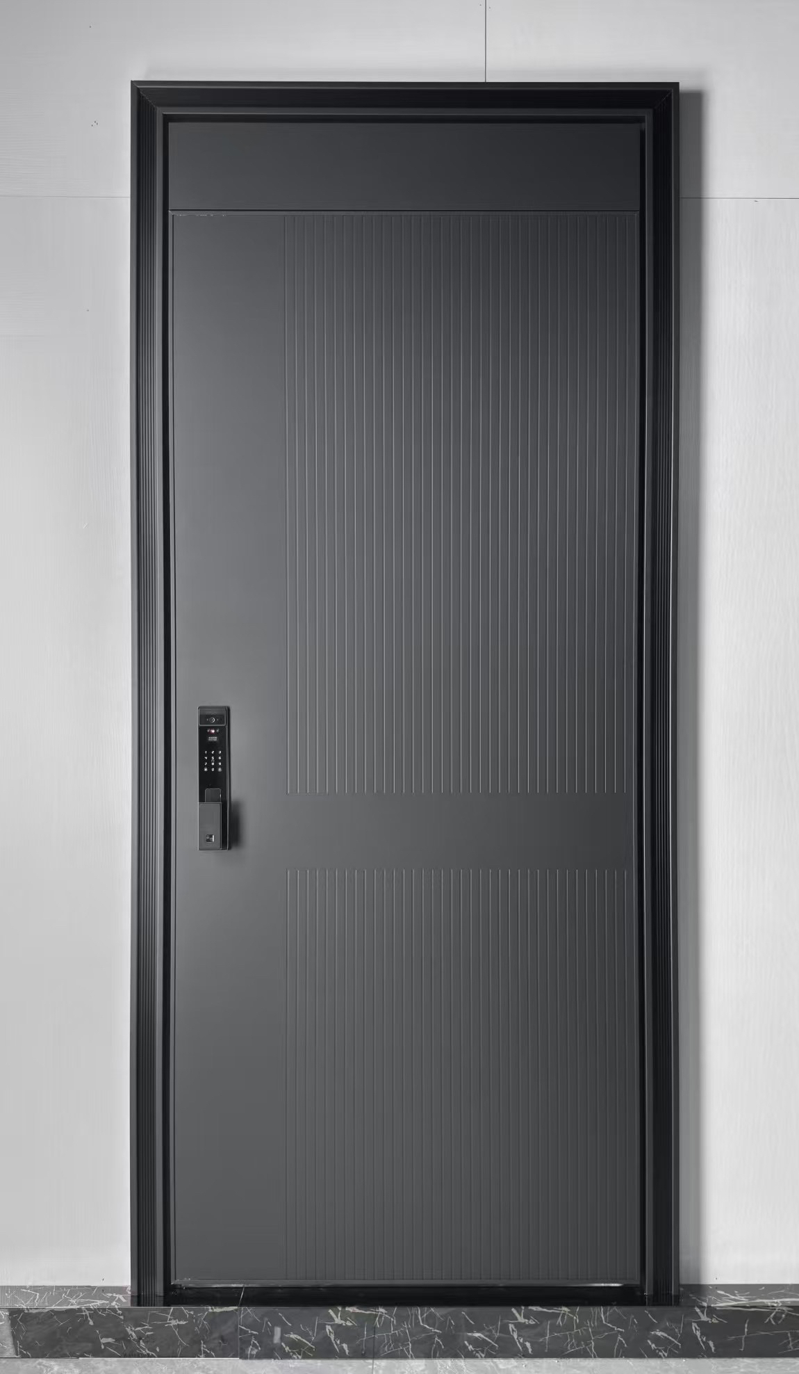 【吉利】轻奢流行精雕铸铝入户门防盗门大门新工艺设计明合页暗装