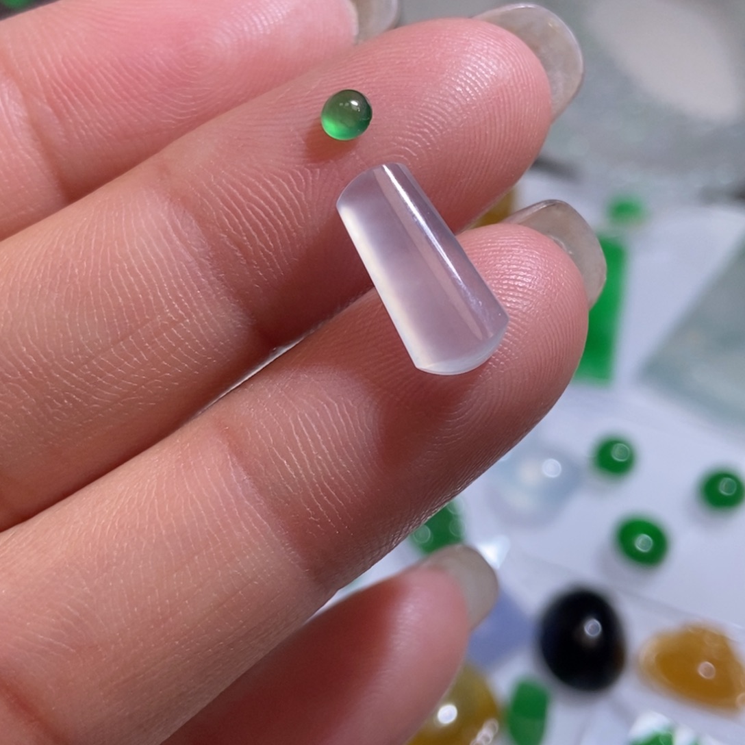 未镶嵌定制翡翠翡翠8.8/6.4/3.3