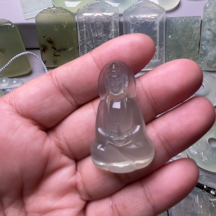 ~***光岫玉未镶嵌吊坠(赠链)