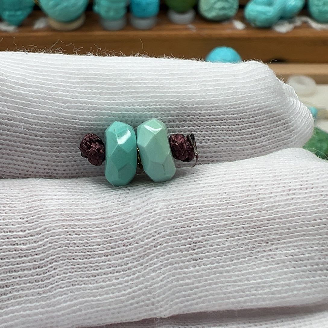 绿松石无相隔珠 未镶嵌