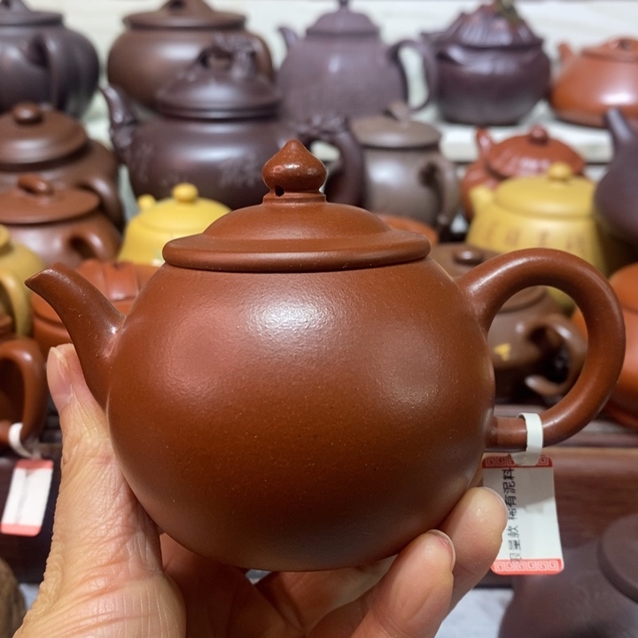 紫砂茶壶微瑕处理一把