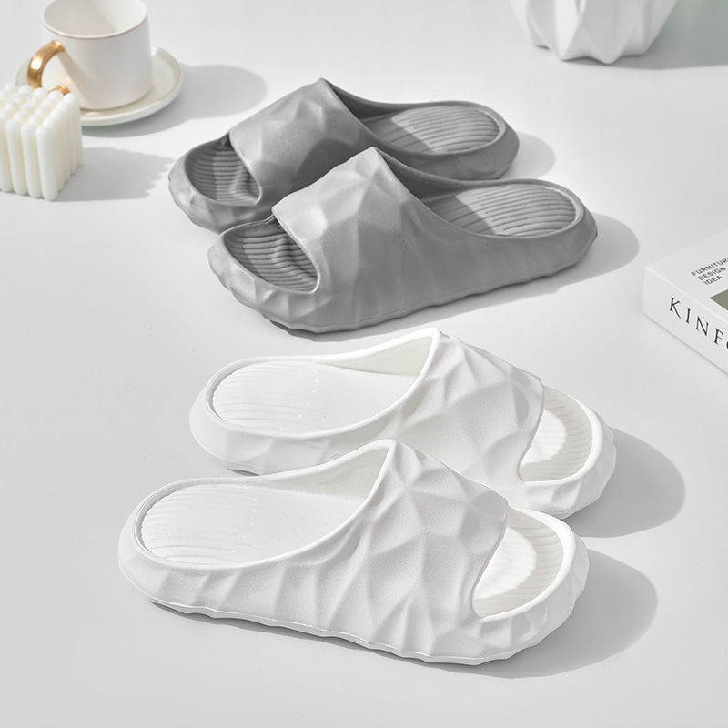 纯色拖鞋拖鞋女夏季踩屎感厚底室内家居家用浴室洗澡情侣凉拖男Z