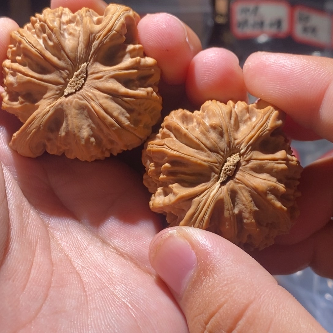 老***老文玩核桃吊坠44全品白狮子