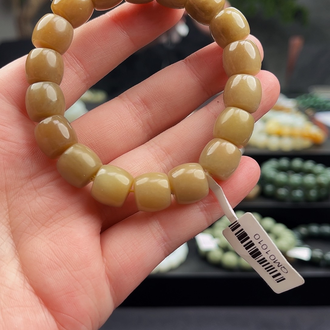 和田玉手串未镶嵌