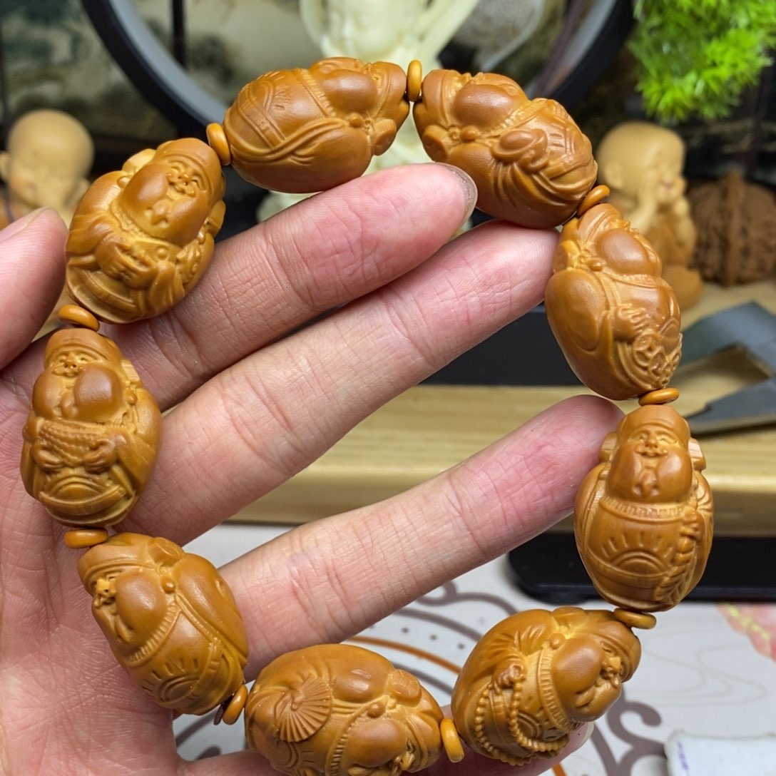 橄榄核手串/手链橄榄核雕工艺手串