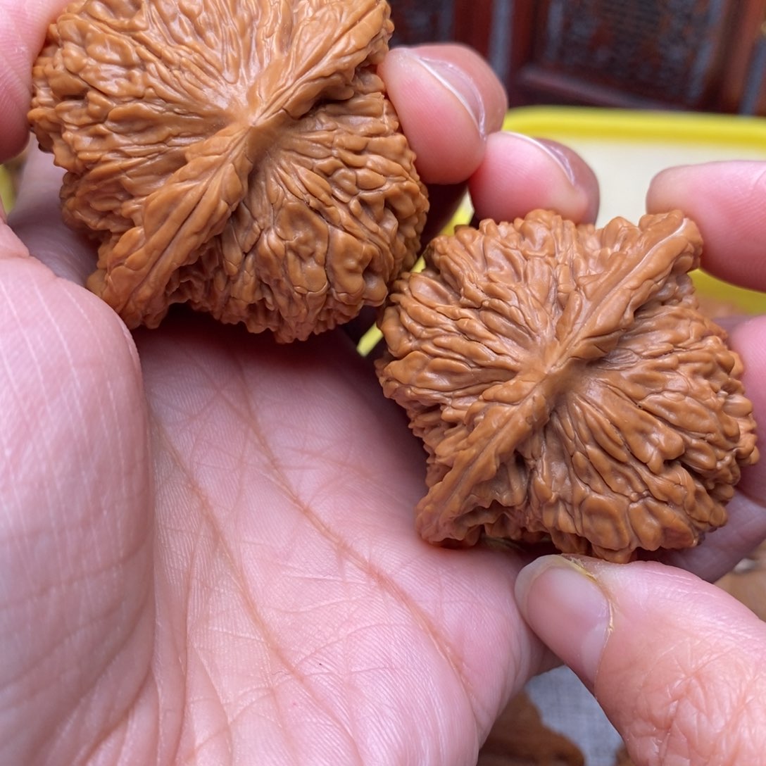 文玩核桃把件J****王四座楼46尺全品绝配