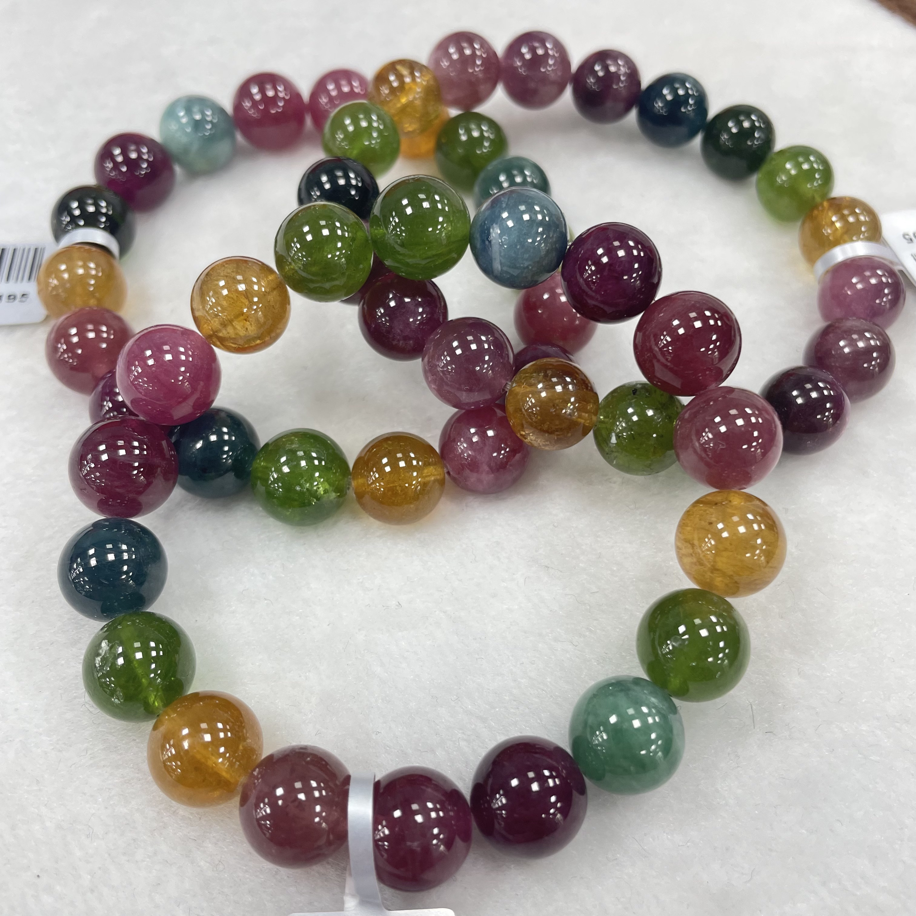 【书记甄选】天然碧玺单圈手链 多样性发一件 约10mm GXL234