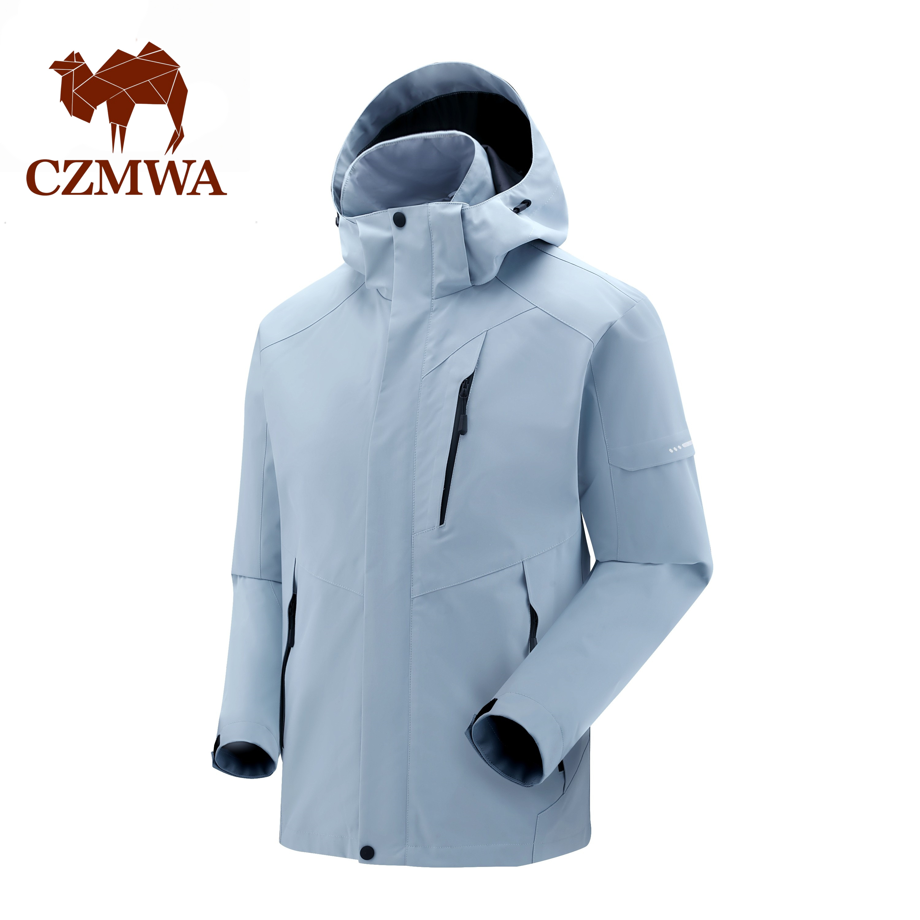骆驼骑师三合一外套男女同款2025秋冬季防风防水户外登山服