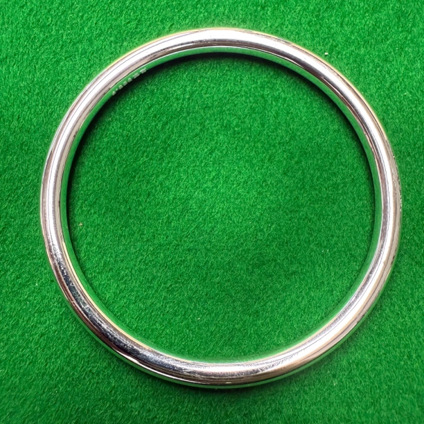 足银手镯 足银小铺实心精品手饰  银色手镯无礼盒YZ056