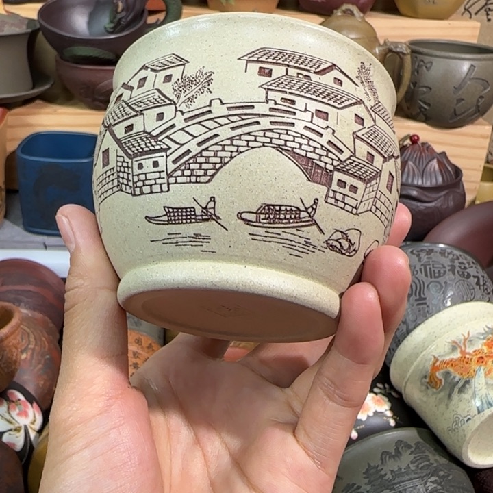 紫砂茶杯宜兴紫砂