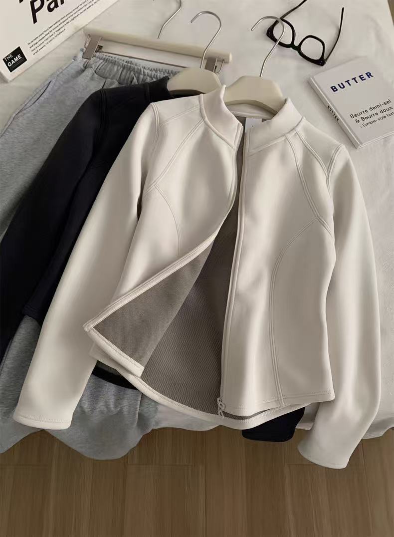 【小蛮腰2.0】Lu系石墨烯！简约百搭超显瘦小外套时尚正肩内搭单穿女