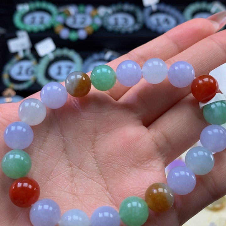 翡翠手链未镶嵌翡翠10