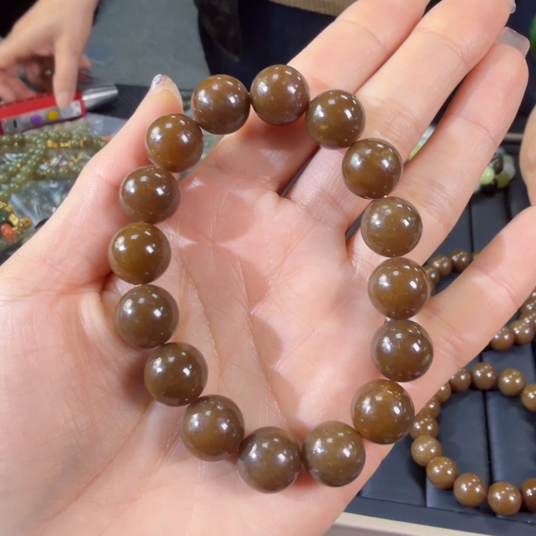 和田玉未镶嵌手链卡12