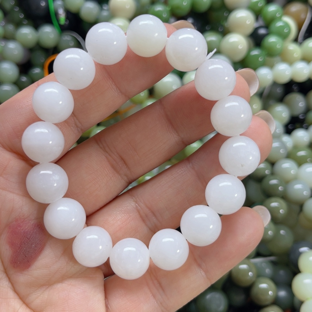 和田玉手链未镶嵌