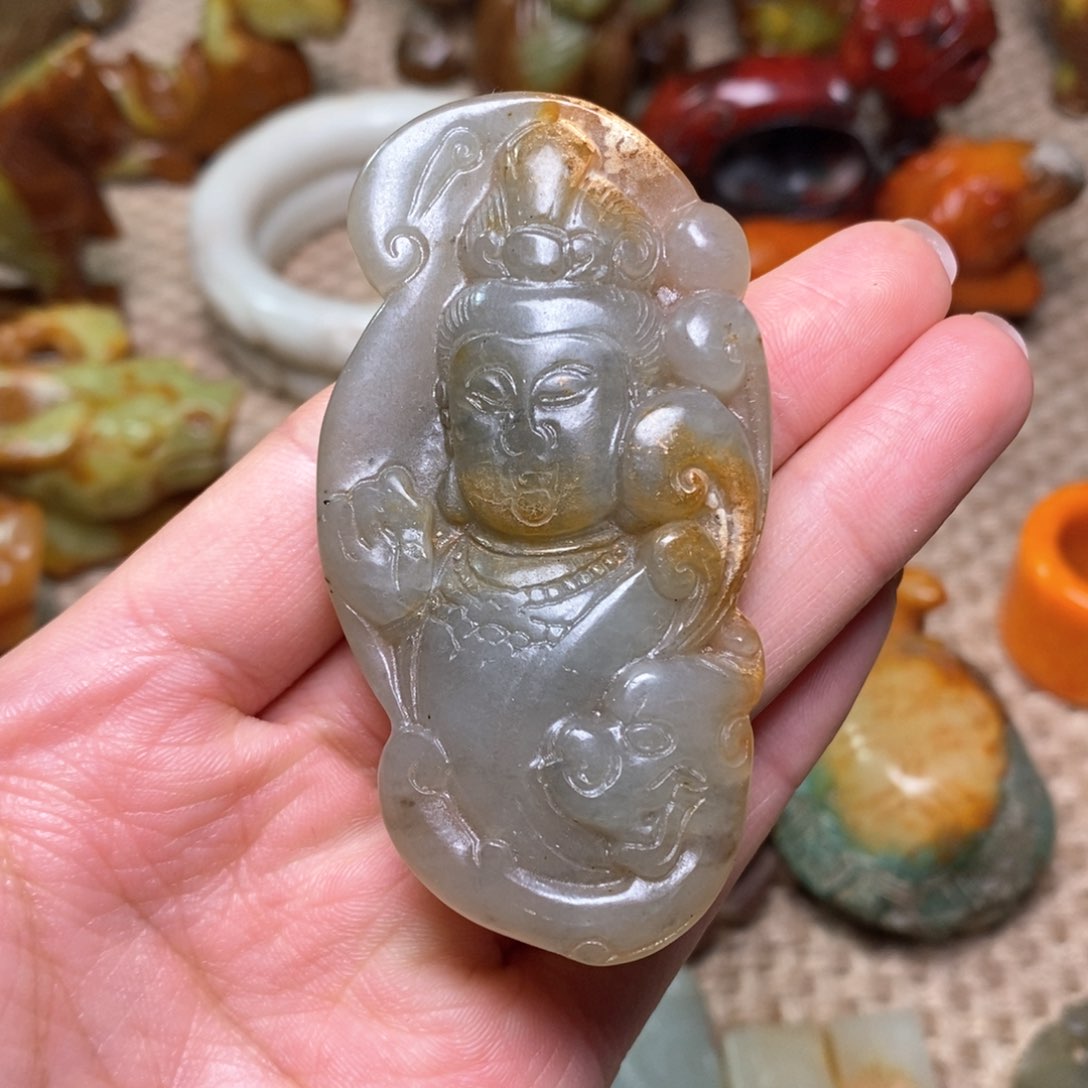 白玉菩提吊坠白玉菩提白玉菩提摆件