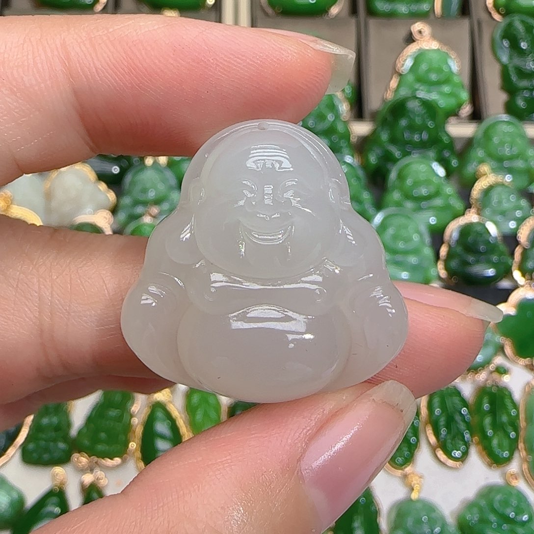 和田玉（白玉）吊坠(不含链)未镶嵌