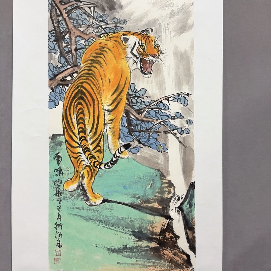 国画亲笔手绘放心去藏