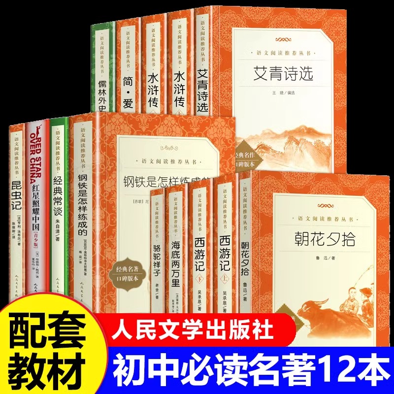 【新华书店】初中7-9年级 世界经典文学名著任选 人民文学出版社